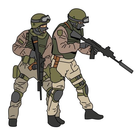Мультяшные военные