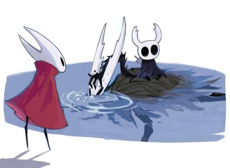 Hollow knight хорнет и рыцарь