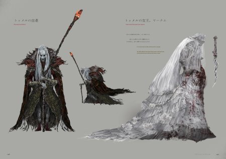 Bloodborne королева ярнам арт