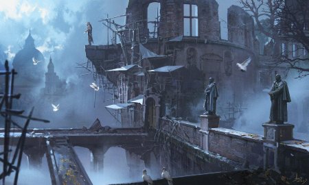Bloodborne город арт