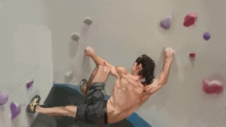 Скалолаз аниме