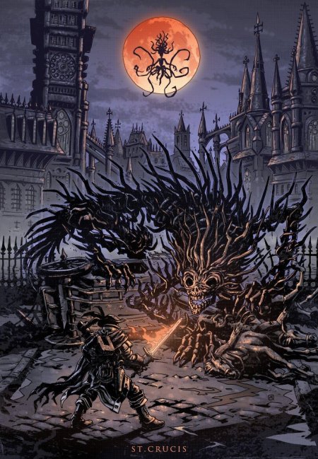 Церковное чудовище bloodborne