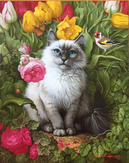 Художница яна мовчан кошки