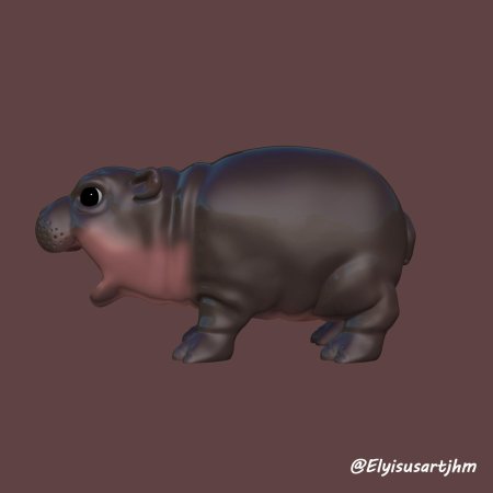 Фигурка гиппопотам
