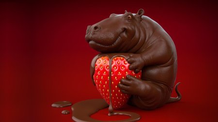 Шоколадные бегемотики