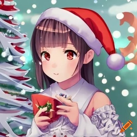 Новогодние девушки