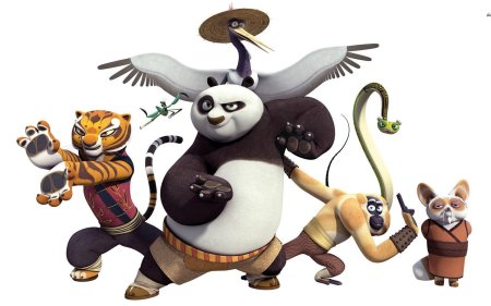 Кунг фу панда неистовая пятёрка