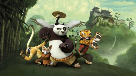 Кунг фу панда неистовая пятёрка