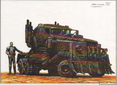 Mad max машины концепт арт