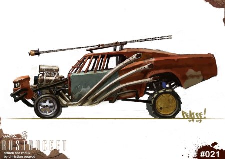 Mad max машины концепт арт