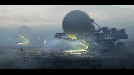 Шарообразный космический корабль