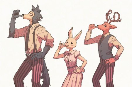 Beastars haru аниме и зверополис