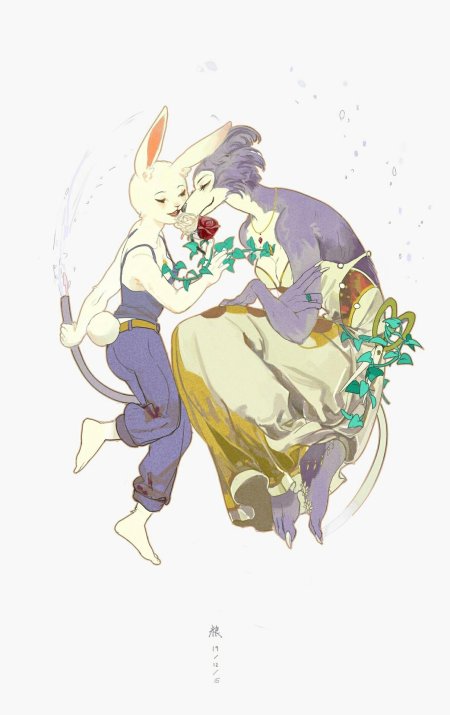 Beastars джуно и хару арт