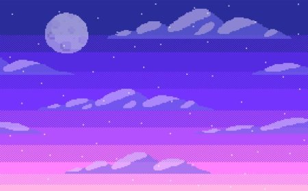 Пиксельное небо