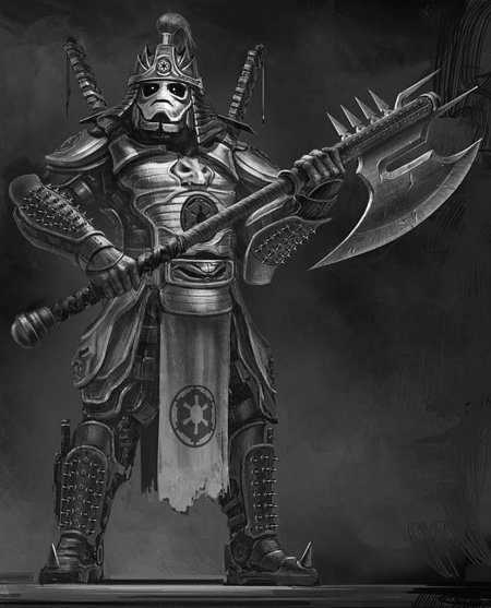 Star wars samurai арт