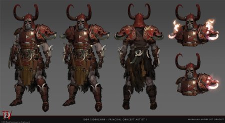 Diablo доспехи варвара