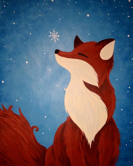 Рисунок лисичка