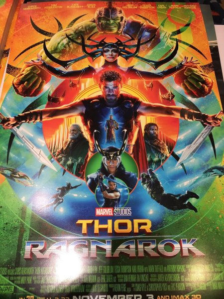 Тор рагнарёк постер