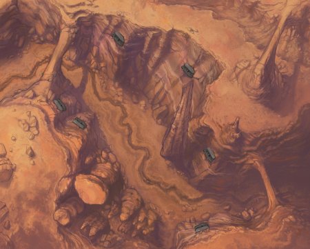 Battle map dnd пустыня
