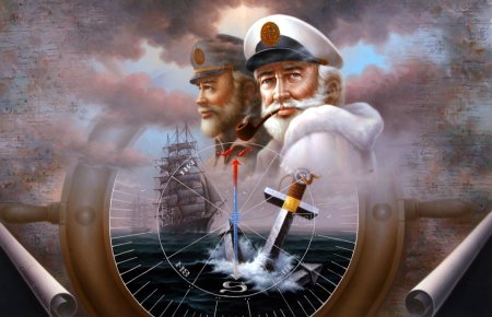 Капитан корабля морской волк
