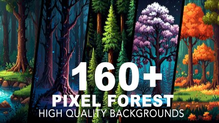 Nature pixel art