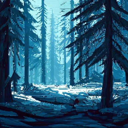 В зимнем лесу