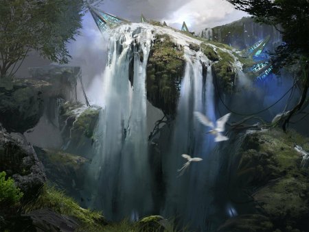 Каскад водопадов мтг