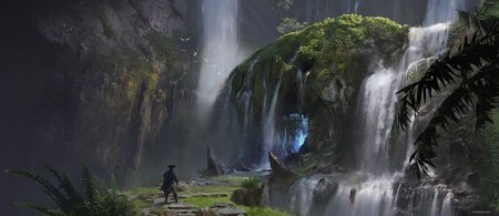 Зеленый водопад