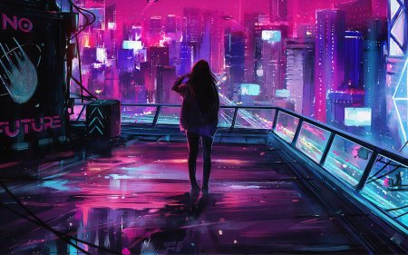 Cyberpunk город