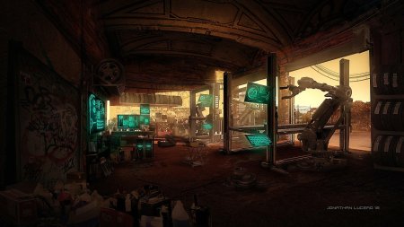 Гараж клэр cyberpunk