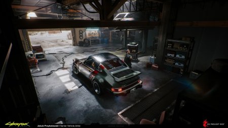 Порше турбо 911 киберпанк