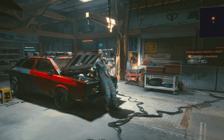 Cyberpunk 2077 гараж