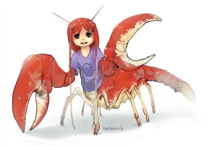 Monster girl краб