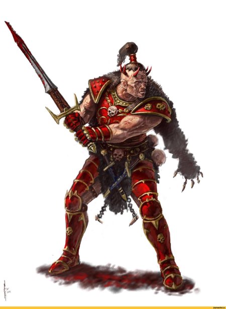 Warhammer fantasy воины кхорна