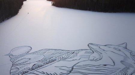 Замерзшее озеро