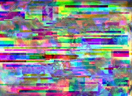 Фон глитч