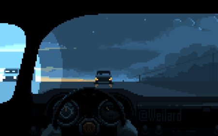 Пиксельный автомобиль