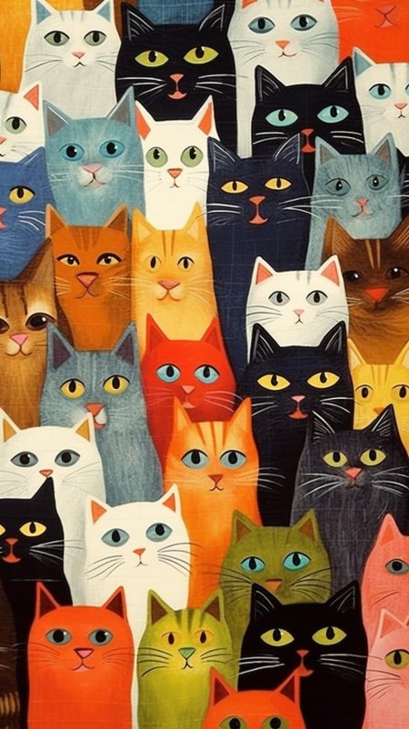 Много котиков