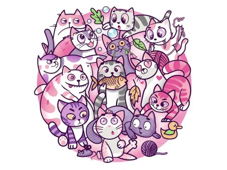 Дудлы котики