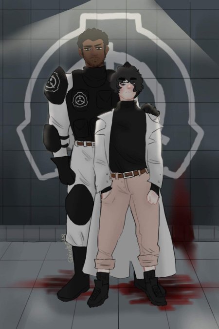 Охранник фонда scp арт