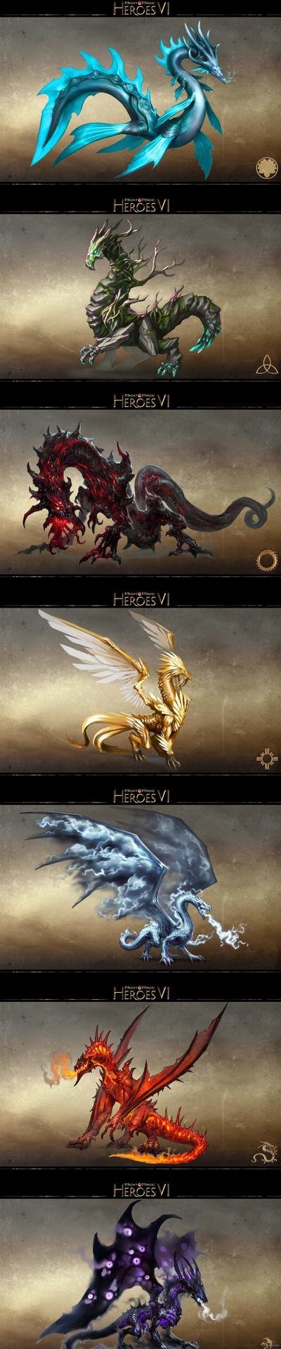 Heroes 6 дракон маласса