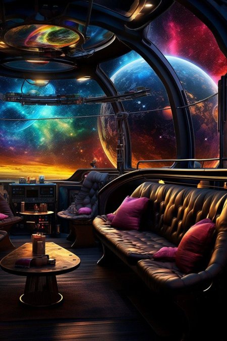Интерьер космического корабля