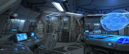 Интерьер космического корабля