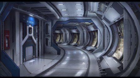 Интерьер космического корабля