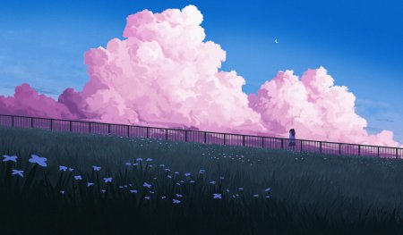 Пейзаж аниме