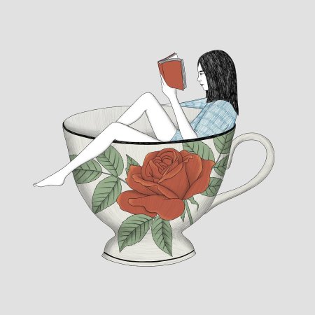 Чай рисунки