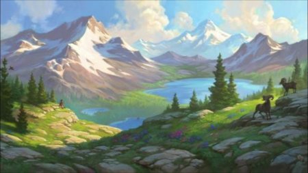 Иллюстрация гор