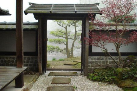 Japanese zen garden