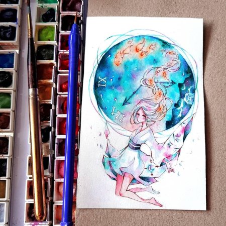 Идеи для рисования акварелью