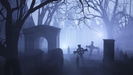 Фэнтези готика кладбище